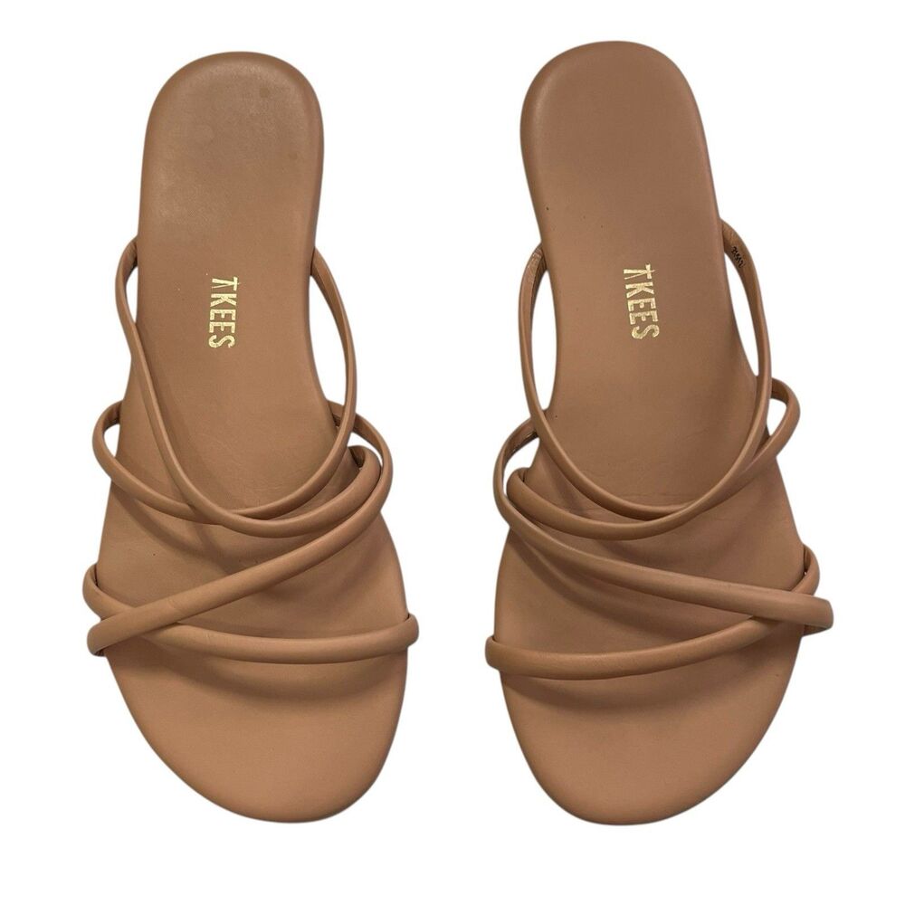 TKEES Sloane Tan Strappy Sandals